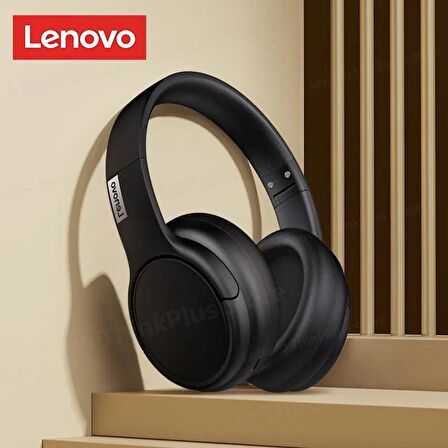 Lenovo Thinkplus TH20 Kablosuz Bluetooth Kulaküstü Kulaklık Siyah