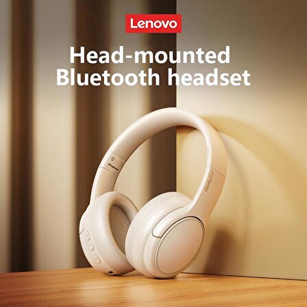 Lenovo Thinkplus TH20 Kablosuz Bluetooth Kulaküstü Kulaklık Siyah