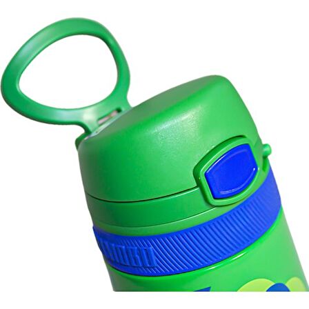 SHAMOBO 350 ML PİPETLİ ÇELİK MATARA YEŞİL