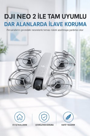 Neo 2 Pervane Koruyucu 1 Çift – Klipsli Drone Pervane Koruma Aparatı