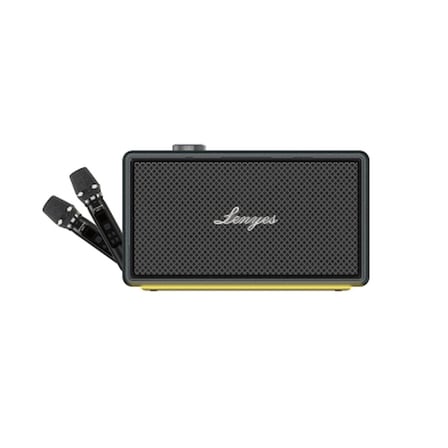 Lenyes S877 Serisi RGB Işıklı Taşınabilir Su Geçirmez Çift Mikrofonlu TWS Bluetooth Hoparlör Speaker v5.3 200W Bluetooth Speaker Lenyes - Siyah