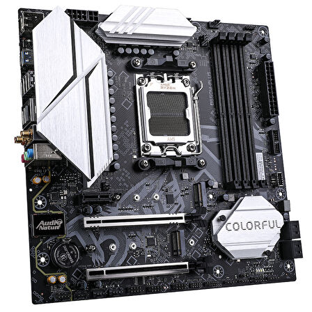 COLORFUL BATTLE-AX B650M-PLUS WiFi V15 DDR5 7600Mh mATX AM5 Gaming (Oyuncu) Anakart