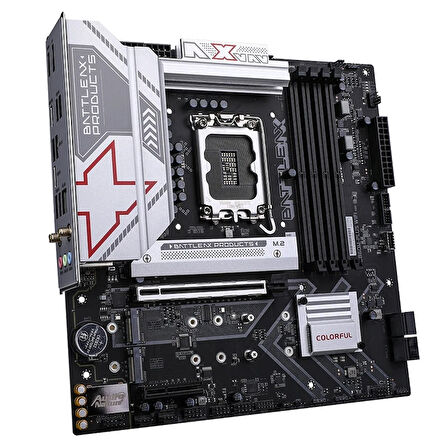 COLORFUL BATTLE-AX B860M-PLUS WIFI V20 DDR5 7600Mhz mATX Gaming (Oyuncu) Anakart