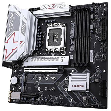 COLORFUL BATTLE-AX B860M-PLUS WIFI V20 DDR5 7600Mhz mATX Gaming (Oyuncu) Anakart