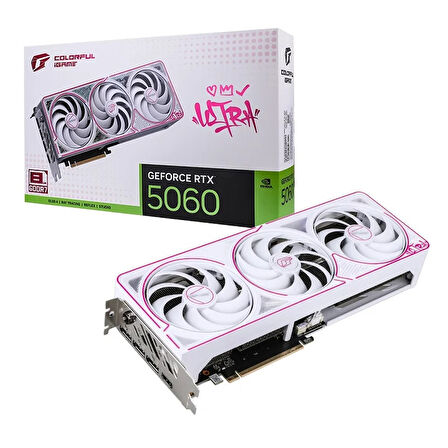 COLORFUL iGame GeForce RTX 5060 Ultra W OC GDDR7 128Bit (OC 8GB-V) Gaming (Oyuncu) Ekran Kartı