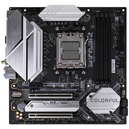 COLORFUL BATTLE-AX B850M-PLUS PRO WIFI V14 DDR5 7600MHz mATX AM5 Gaming (Oyuncu) Anakart