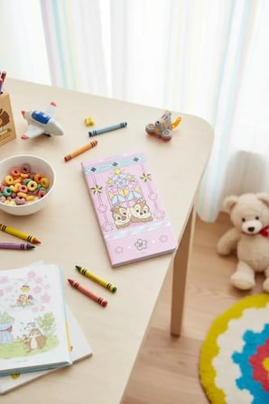 Disney Lisanslı Sakura Sezon Sert Kapak Defter – Stitch & Angel Tasarımlı H5 Defter 17.8 Cm