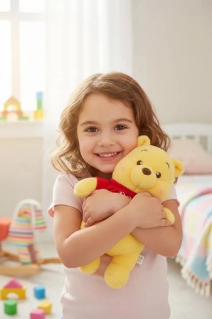 Disney Lisanslı Winnie The Pooh Peluş Oyuncak 15 Cm – Mini Yumuşacık Taşınabilir