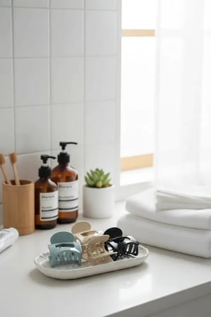 Miniso Basic Serisi Kare Form Mandal Toka – Güçlü Tutuşlu At Kuyruğu Saç Tokası