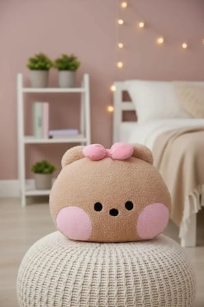 Miniso Lisanslı Minini Koleksiyonu Chonini Baş Şeklinde Yastık – 43 Cm