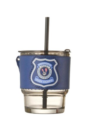 Disney Zootropolis Lisanslı Judy Hopps Pipetli Cam Bardak – PU Kılıflı Cam Bardak 400 Ml