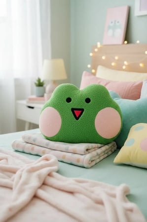 Miniso Lisanslı Minini Koleksiyonu Lenini Baş Şeklinde Yastık – 43 Cm