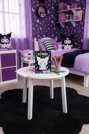 Sanrio Lisanslı Kuromi Boyama Seti – Sihirli Parti Velvet Art