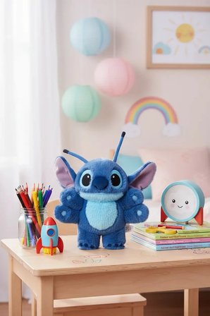 Disney Lisanslı Stitch Peluş Oyuncak 30 Cm – 6 Kollu Ayakta Yumuşacık Tasarım