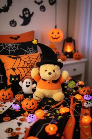 Disney Winnie The Pooh Lisanslı Halloween Peluş Oyuncak 28 Cm – Özel Koleksiyon Tasarım