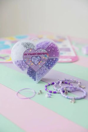 Miniso Lisanslı Kalp Boncuk Bileklik Yapımı ve Takı Tasarım Seti