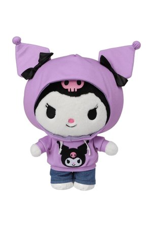 Sanrio Lisanslı Kuromi Citywalk Serisi Ayakta Duran Peluş – 28 cm