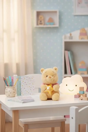Disney Lisanslı Winnie The Pooh Peluş Oyuncak 33 Cm – Dilek Yıldızlı Yumuşacık Tasarım