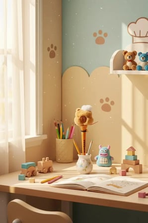 Miniso Lisanslı Pişirme Serisi Pop-Up Tükenmez Kalem 1.0 Mm Siyah (Mimibara Peluş Başlıklı)