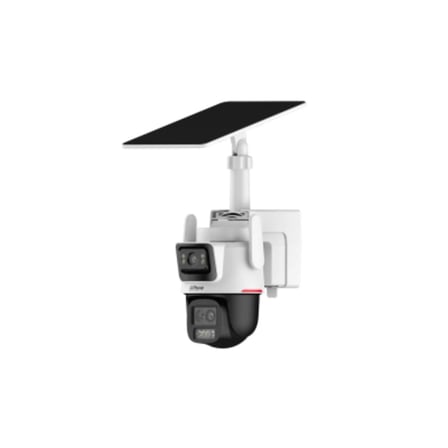 Dahua IPC-PTS2649C-3E3Z-4GB20-PRO 2X 3Mp 2.8MM Lens + 3.6 Lens + 8.4MM Lens 3 Kameralı WizColor 50Mt Gece Görüşü Hybrid-zoom PTZ 4G Solar Ip Kamera