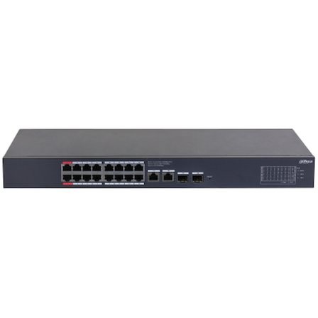 DAHUA CS4220-16GT-135 16 PORT 16XGE-2XGE-2XGE/SFP YÖNETİLEBİLİR GİGABİT 135W POE SWİTCH