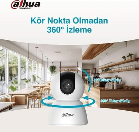 Hero H4I 4MP– 360° Hareketli, Gece Görüşlü, Akıllı Takipli Güvenlik Kamerası