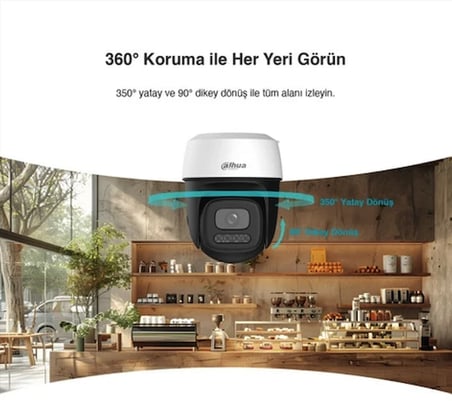 Picoo P3I Outdoor 3MP – 360° Dönebilen, Gece Görüşlü, Hareket Takipli Güvenlik Kamerası