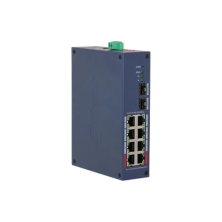 DAHUA CHS4210-8GT-110, 8 Port, Gigabit, PoE 110W, 2 Port Uplink, 2 Port SFP, Cloud Yönetilebilir, Switch