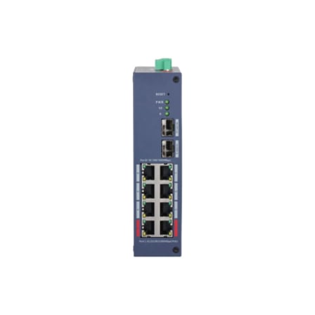DAHUA CHS4210-8GT-110, 8 Port, Gigabit, PoE 110W, 2 Port Uplink, 2 Port SFP, Cloud Yönetilebilir, Switch