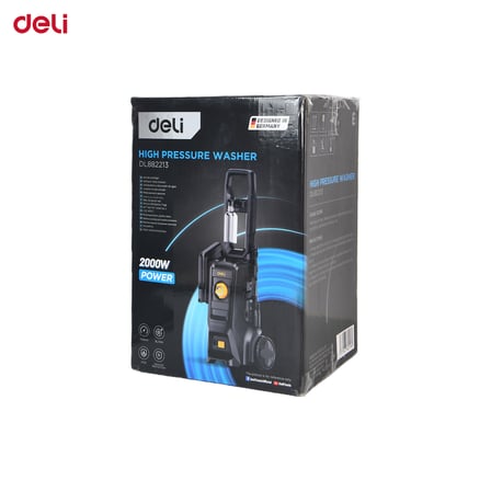 Deli EDL882213 Yüksek Basınçlı Yıkama Makinesi 2000W, Siyah