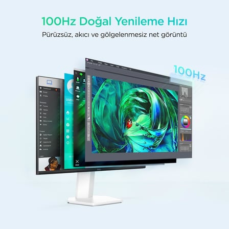 TCL 24G54 Ofis ve Çalışma Monitörü 24" 100Hz Fhd Mini LED Va Panel Ev, Okul ve Iş Ekranı (Hdmı+Vga, 400 Nits, Göz Koruma) (TCL Türkiye Garantili)
