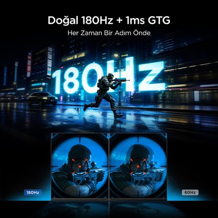 TCL 27G64 Gaming Monitörü 27" 1ms 180Hz Qhd 2k Qd-Mini LED Oyuncu Monitörü (Hdmı+Dp, Fast-Hva Panel, Hdr 600, Freesync) (TCL Türkiye Garantili)