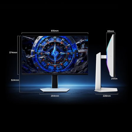 TCL 27C2A Pro Gaming Monitörü 27" 1ms 160Hz Dual-Mode UHD 4K Qd-Mini LED Profesyonel Oyuncu Monitörü (Hdmı+Dp, 2304 Bölge Lokal Karartma, Xdr 2000 Nits, Freesync Premium Pro & G-Sync Compatible) (TCL Türkiye Garantili)
