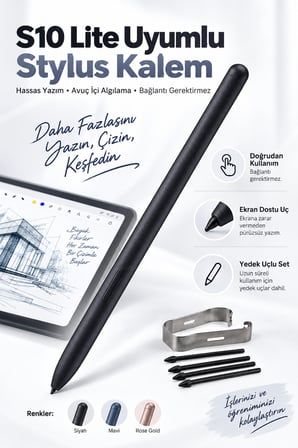 Galaxy Tab S10 Lite Uyumlu S Pen Tablet Kalemi