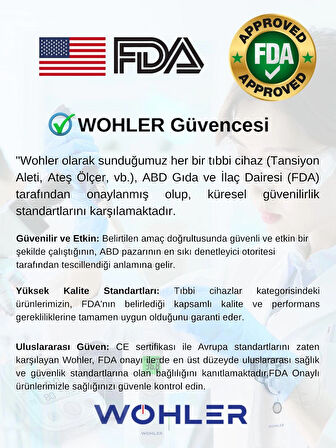 Wohler Değiştirilebilir Başlıklı Pilli Diş Fırçası Fda Onaylı