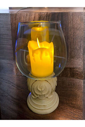 Seçtim Aldım Titreyen Alevli Erimiş Led Mum 3'lü