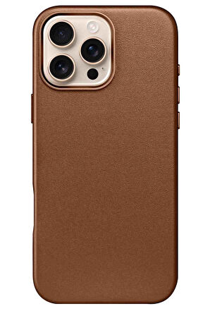 iPhone 16 Pro Max Uyumlu Fuchsia Dividing Manyetik Şarj Özellikli Kapak