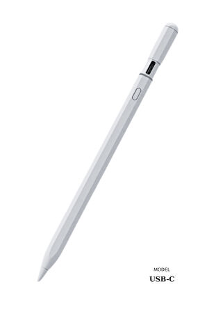 iPad Pencil 11 Nesil 11" 2025 A16 M3 Uyumlu Avuçiçi Red Eğim Özellikli Bluetoothlu Dokunmatik Kalem