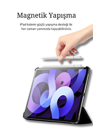 iPad Pencil 11 Nesil 11" 2025 A16 M3 Uyumlu Avuçiçi Red Eğim Özellikli Bluetoothlu Dokunmatik Kalem