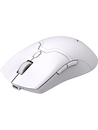 Outlet Delux M800 Pro - Kablosuz-Ultra Hafif Gaming MOUSE-PAW3395-BEYAZ ( Extra Paket )