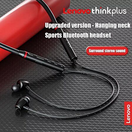 Lenovo He05x II Manyetik Neckband Kablosuz Bluetooth 5.0 Kulaklık Siyah