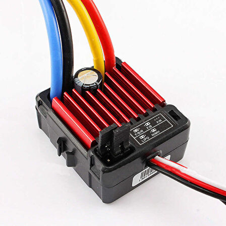 Robotistan 60 A 2S-3S Hobbywing New Quicrun 1/10 RC Araba Fırçalı Motor ESC
