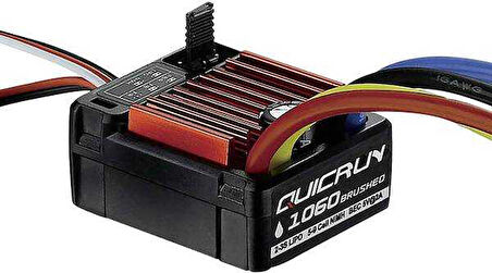 Robotistan 60 A 2S-3S Hobbywing New Quicrun 1/10 RC Araba Fırçalı Motor ESC