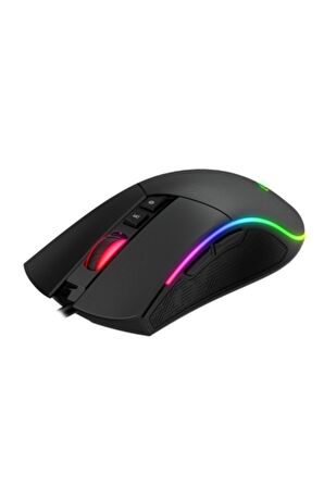 Ms1001 Siyah Kablolu Rgb Gaming Mouse