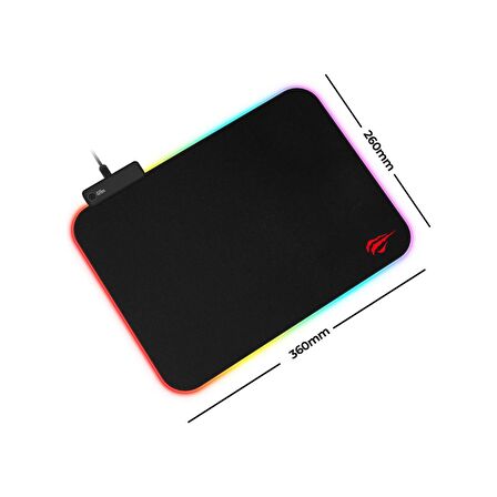 Havit MP901 Siyah Rgb Ledli Gaming Mouse Pad Siyah