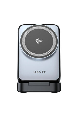 Havit W3103 3'ü 1 Arada Hızlı Kablosuz Şarj Cihazı (15W Fast)