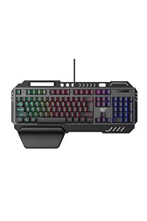 Havit Gamenote KB838L Rainbow Aydınlatma Metal Oyuncu Klavyesi 