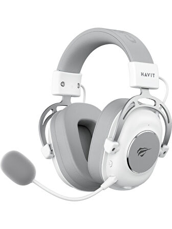 Havit Gamenote H2002YG Rgb 7.1 Kablosuz Mikrofonlu Gaming Kulaklık - Beyaz