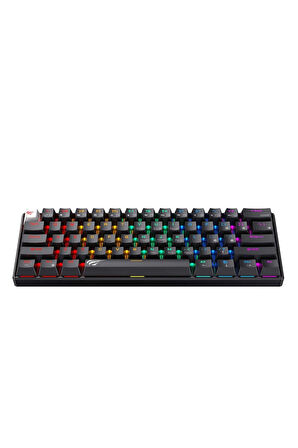 Havit Gamenote KB903L %60 Mekanik Blended Aydınlatma Oyuncu Klavyesi - 61 Tuş - Siyah