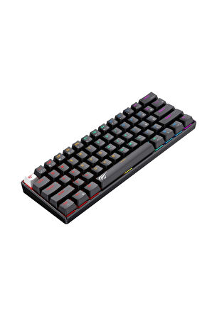 Havit Gamenote KB903L %60 Mekanik Blended Aydınlatma Oyuncu Klavyesi - 61 Tuş - Siyah